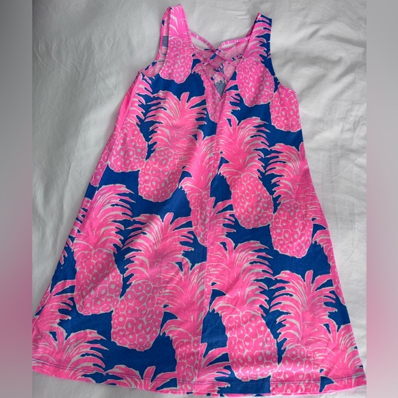 Lilly Pulitzer Kristen Swing Dress SZ S Blue Haven Little Flamenco - Picture 6 of 13
